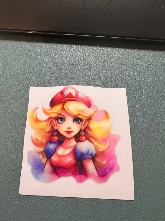 UVDTF Cup Sticker 2 inch - princess