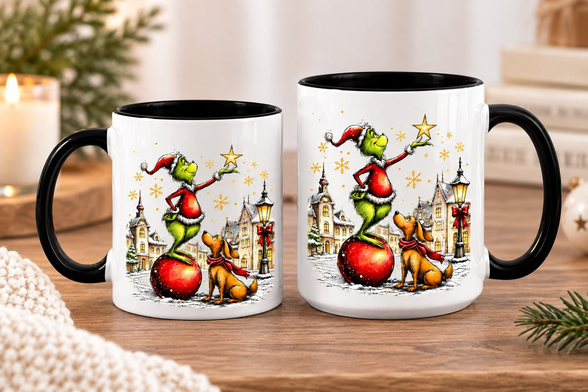 CHRISTMAS MUG | Grumpy | 15 oz ~443mL