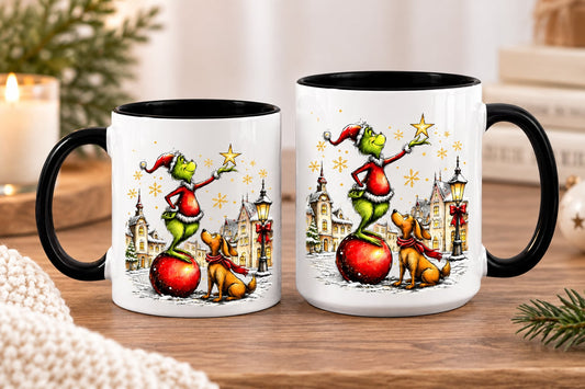 CHRISTMAS MUG | Grumpy | 15 oz ~443mL