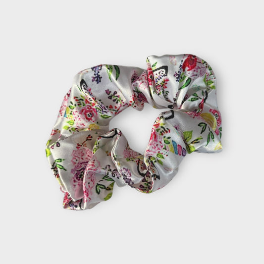 Chouchou Satin Mix Fleurs