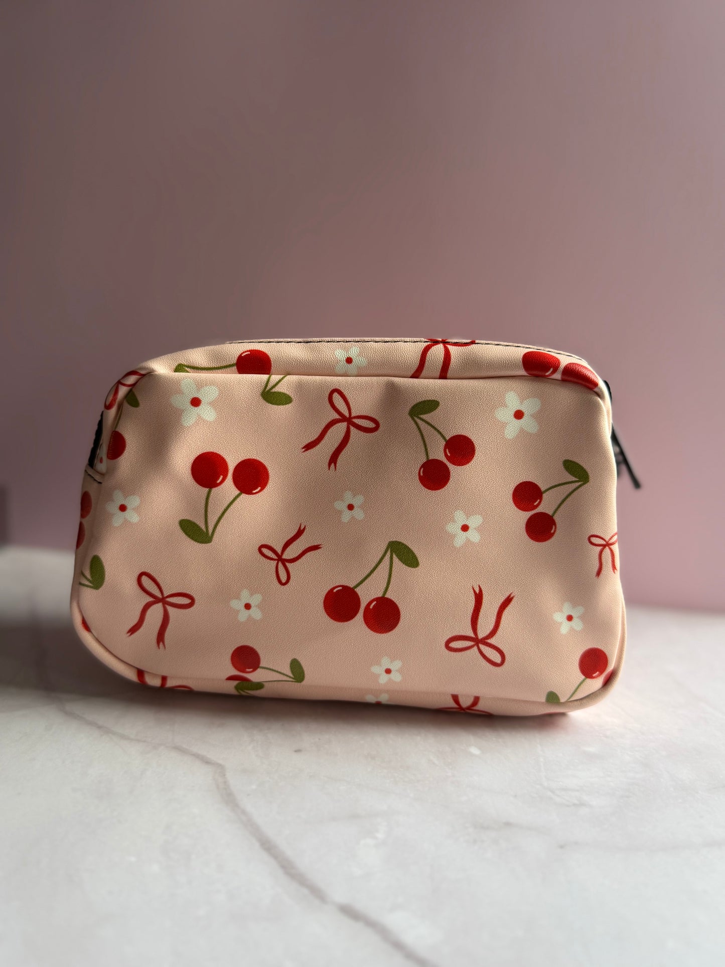 Cherry Blossom Organizer Pouch | Multi-Purpose Zipper Case | Stationery Organizer