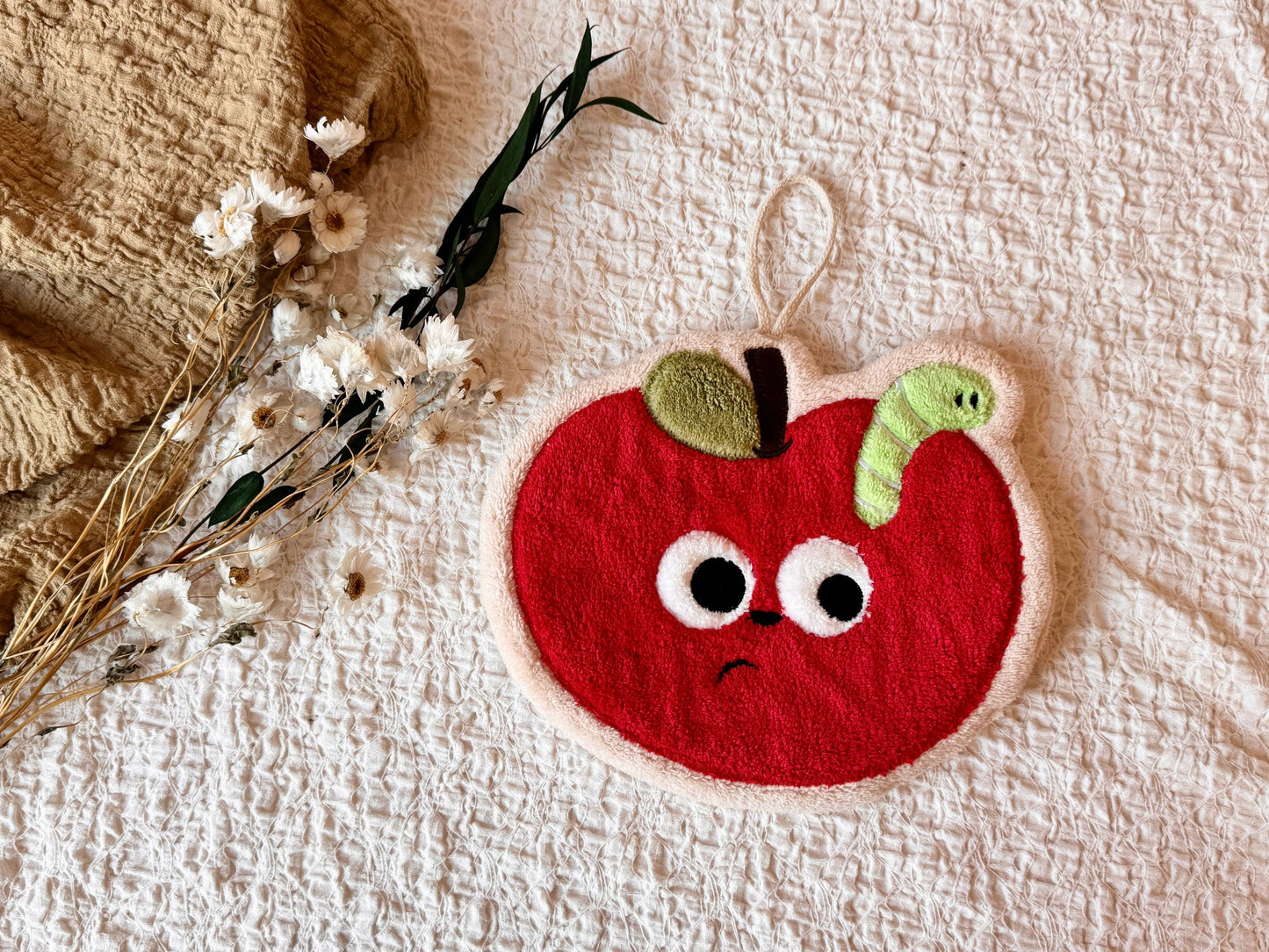 Modern hanging hand towel