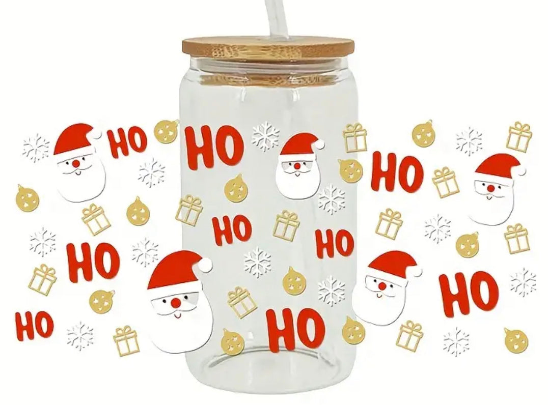 CHRISTMAS EDITION Coffee/Smoothie Glass 16oz