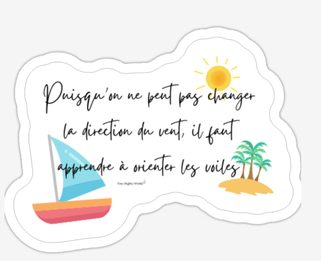 Direction du vent Sticker