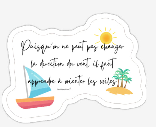 Direction du vent Sticker