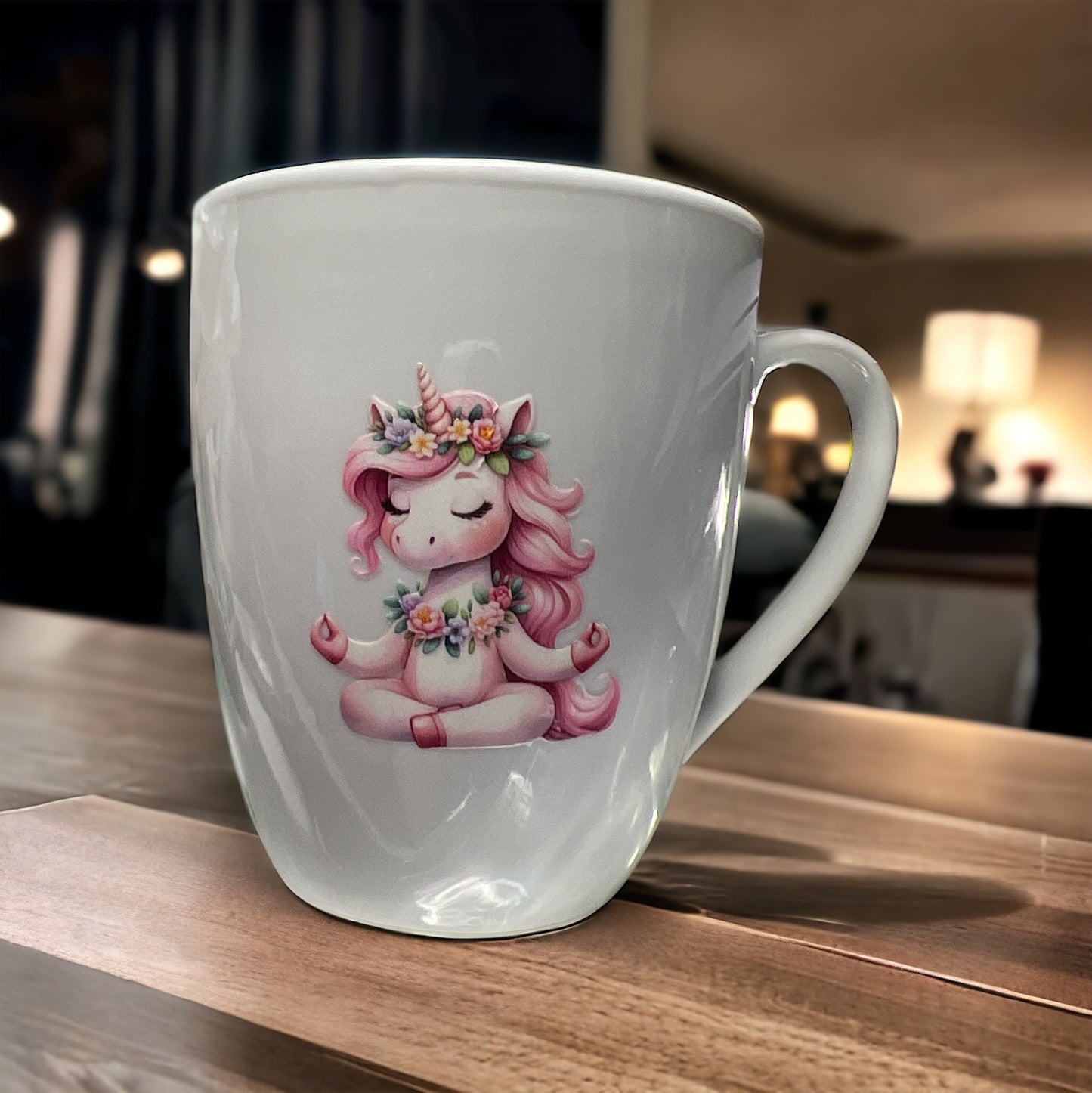 White Mug with design