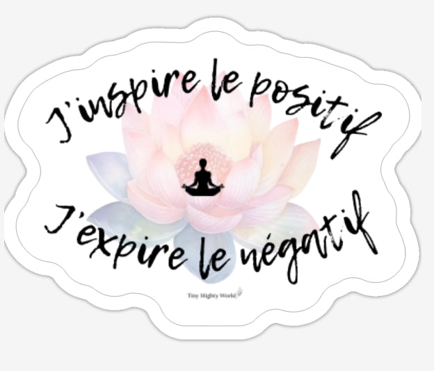 J'inspire / J'expire Sticker