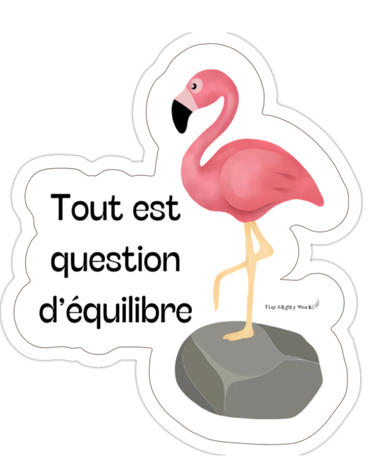 Question d'équilibre Sticker