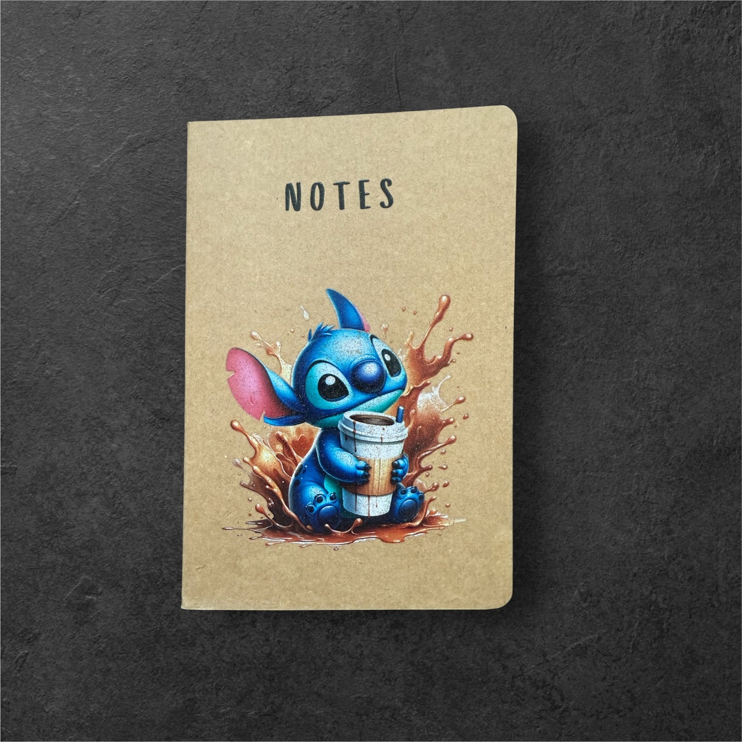 Blue Alien - A5 Notebook Lined - UV printed