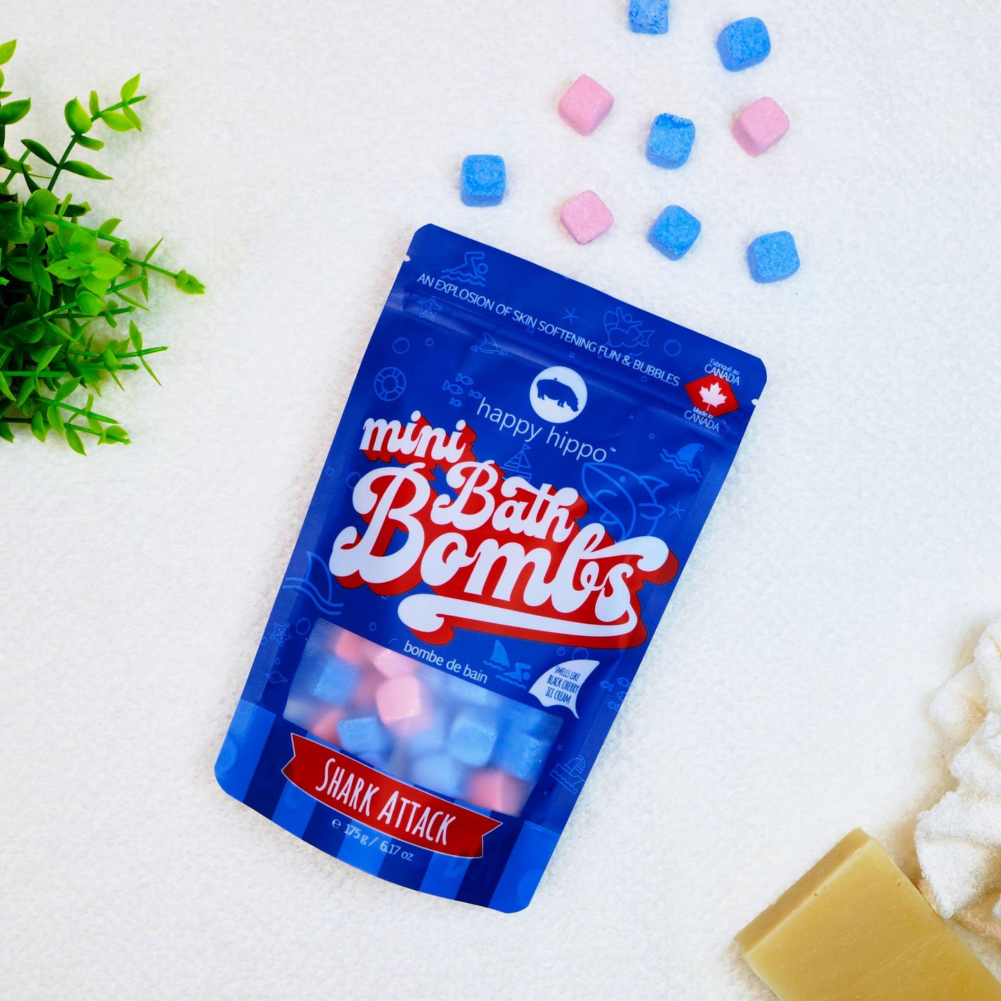 Attaque de requin - Mini bombes de bain - Sac cadeau
