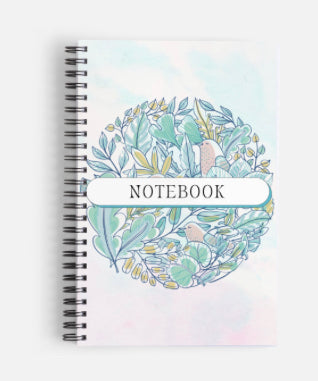 Birdie Flower Notebook