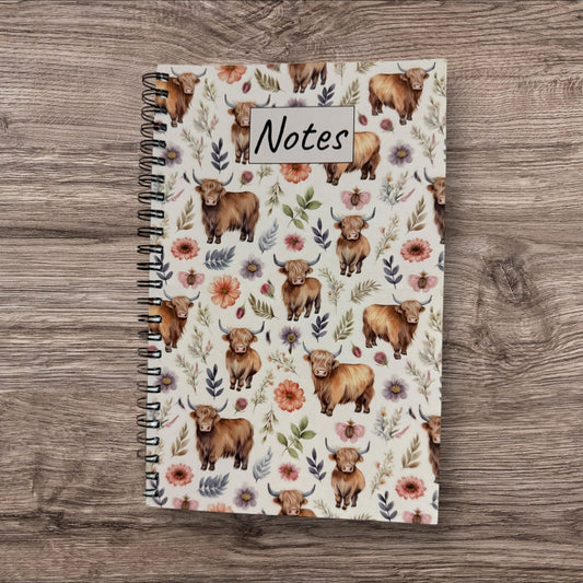 Highland Cow Notebook