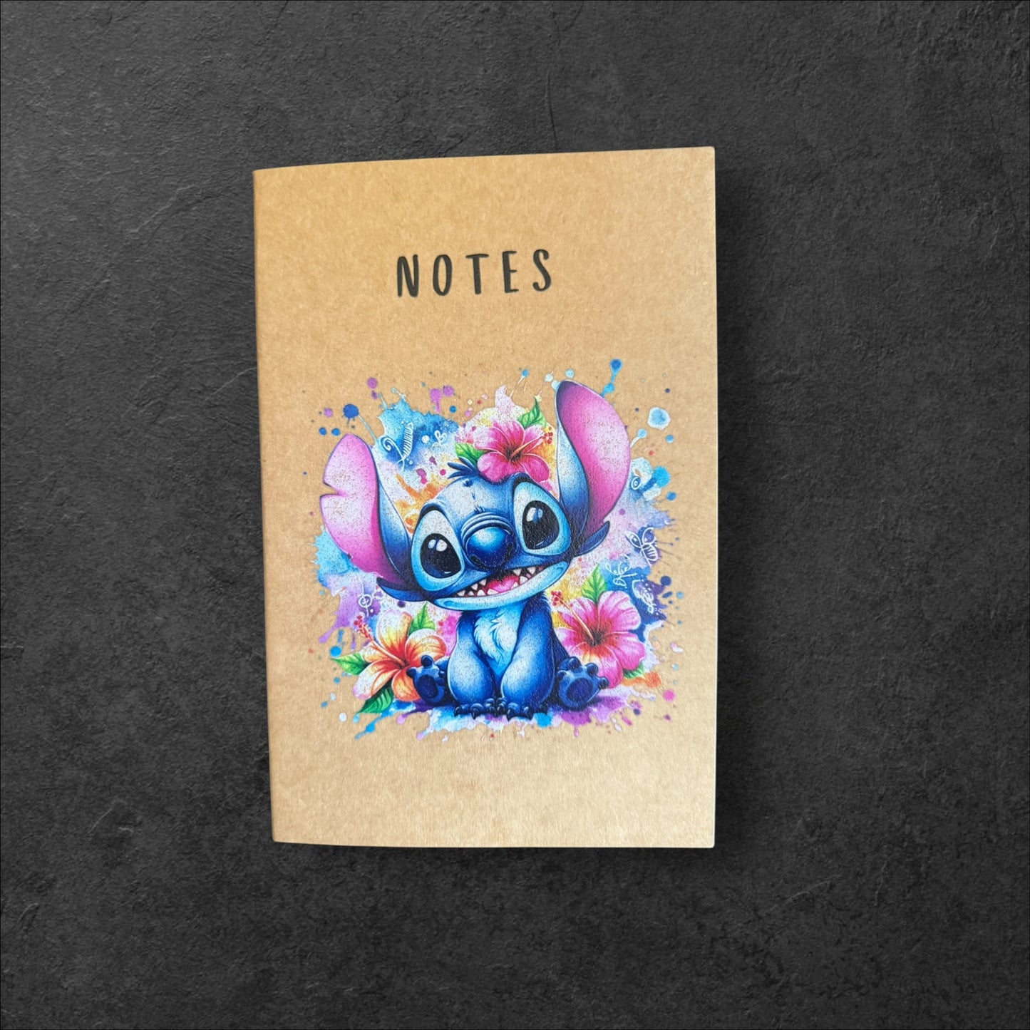 Blue Alien - A5 Notebook Lined - UV printed