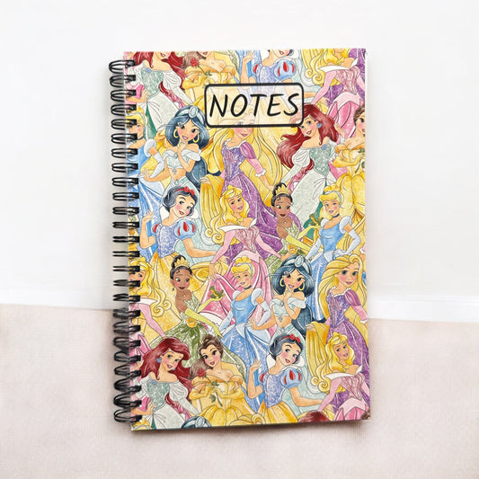 Carnet de notes Princesse - page blanche