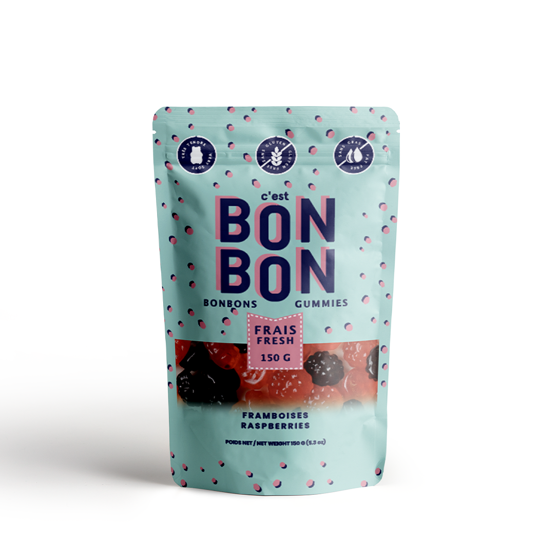 Framboises - Bonbons gélifiés