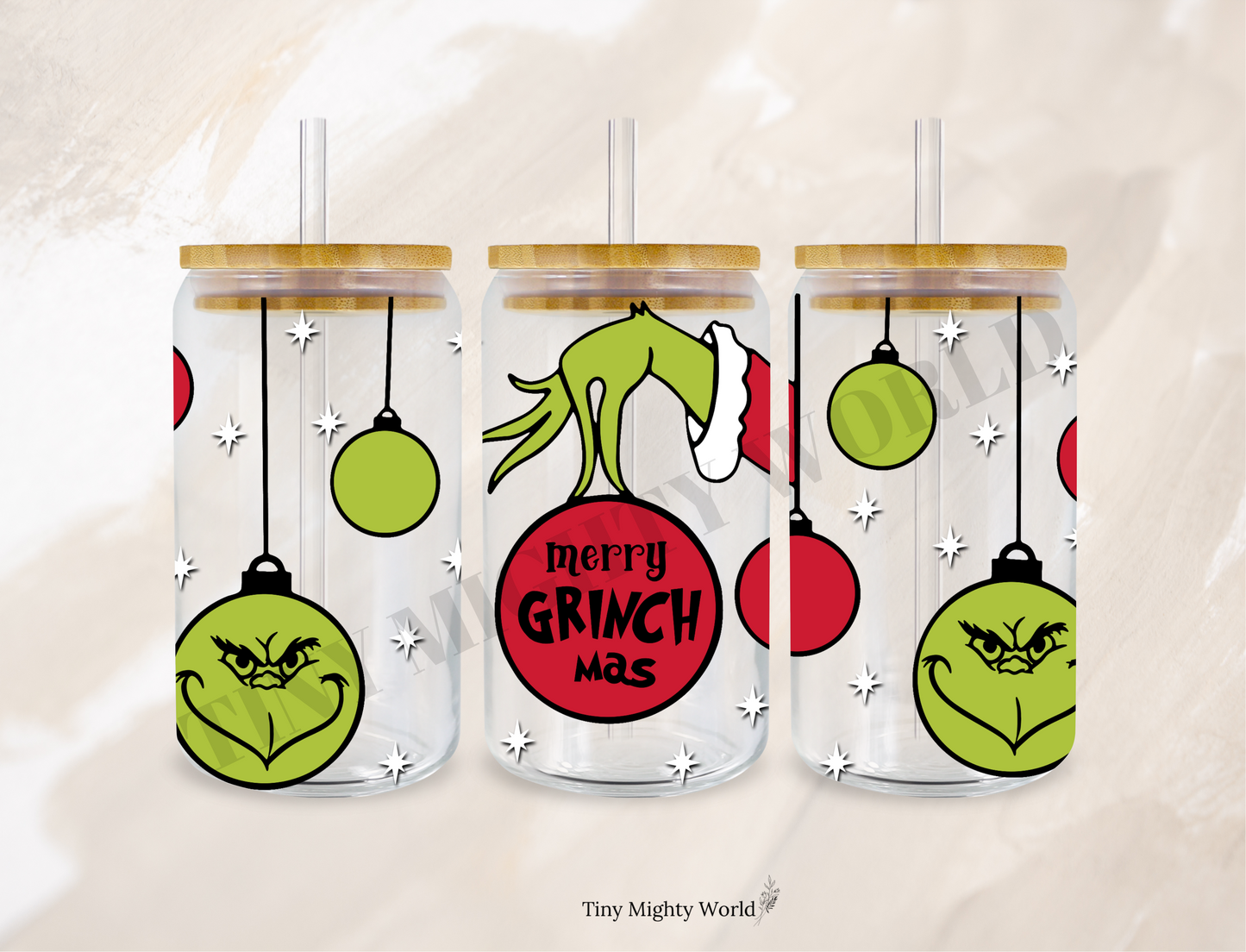 Grumpy Christmas UVDTF cup