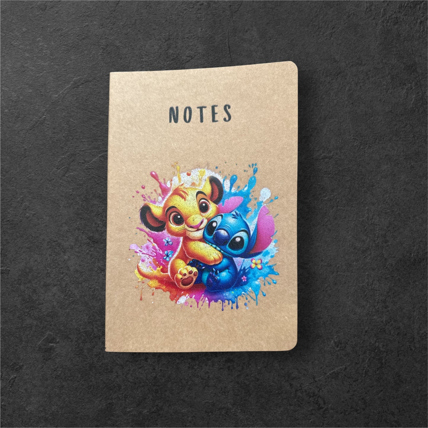 Blue Alien - A5 Notebook Lined - UV printed