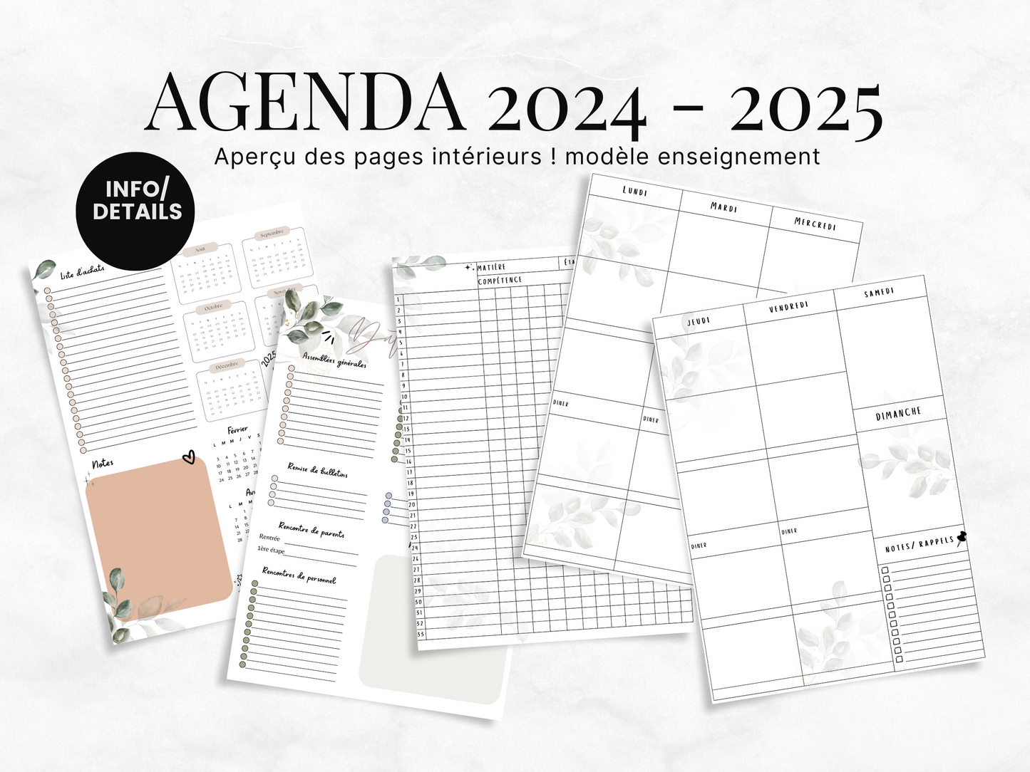 2024 - 2025 Agenda