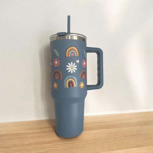 Rainbow UVDTF Tumbler 40oz