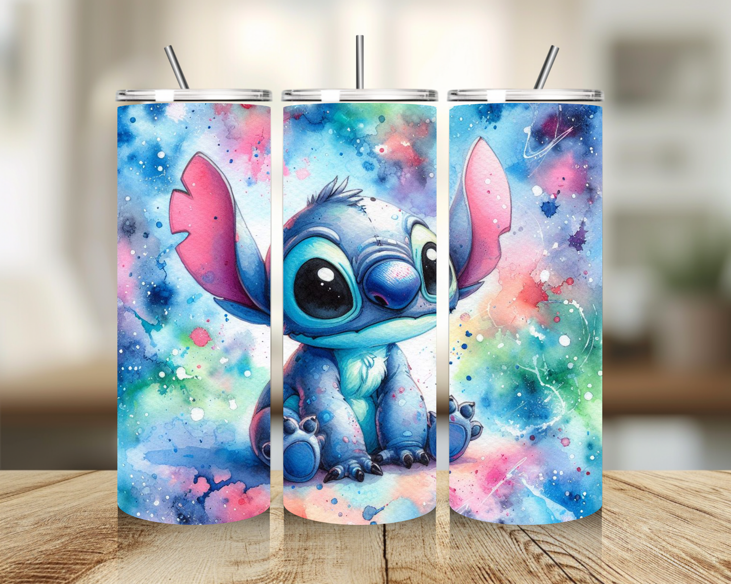 Tumbler 20 oz - Mix Color Blue Alien Tumbler - Insulated Stainless Steel