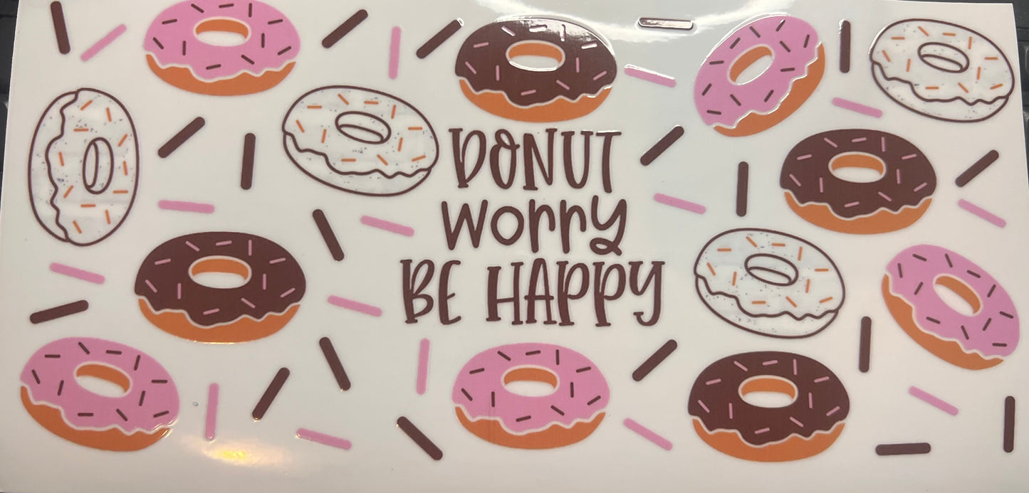 UVDTF TRANSFER CUP WRAP - RTS -  Donut Lover