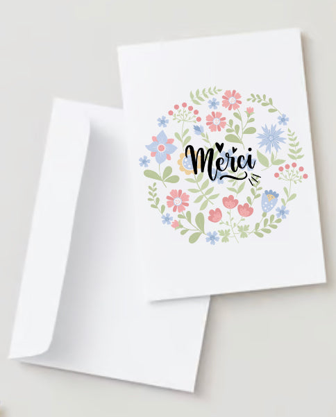 Wishing Card Merci