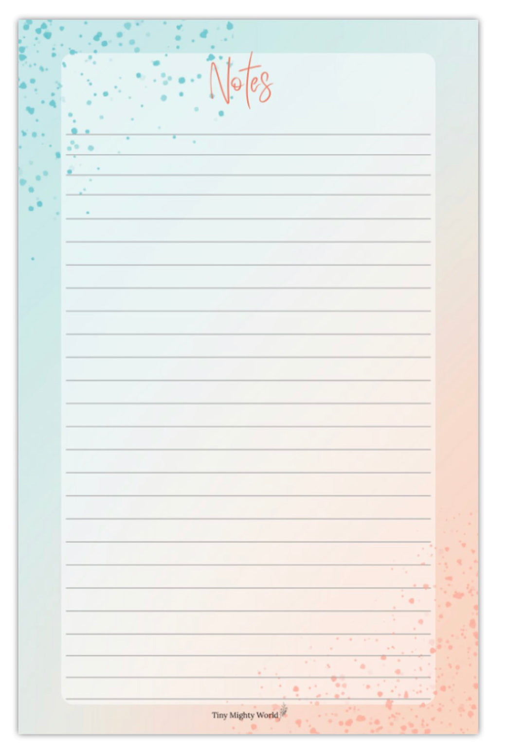 Mix Color Notepad