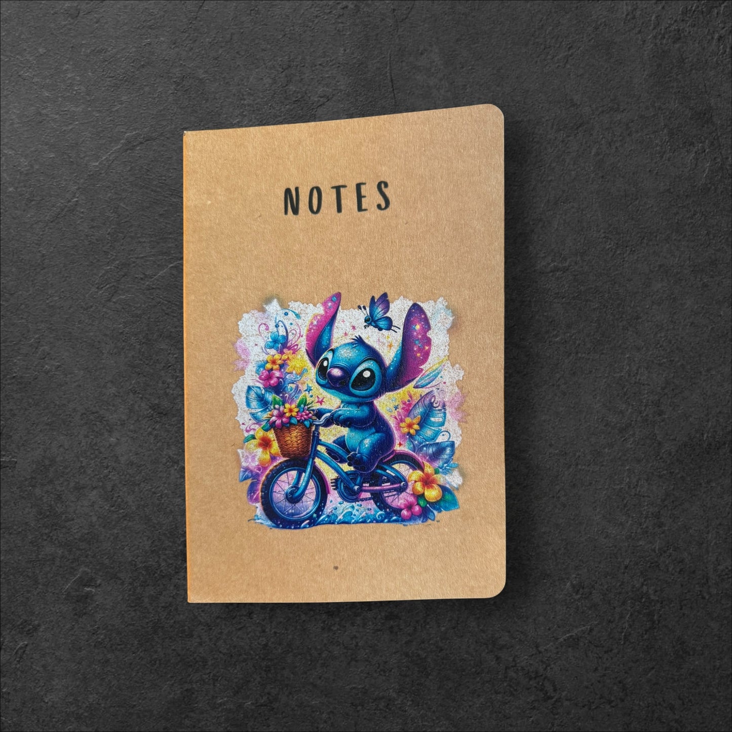 Blue Alien - A5 Notebook Lined - UV printed