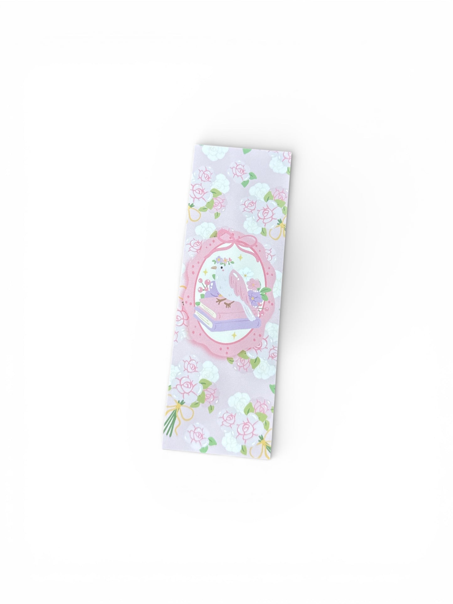 Purple Flower Bird Book - Decorative Bookmark – For Book & Planner Lovers