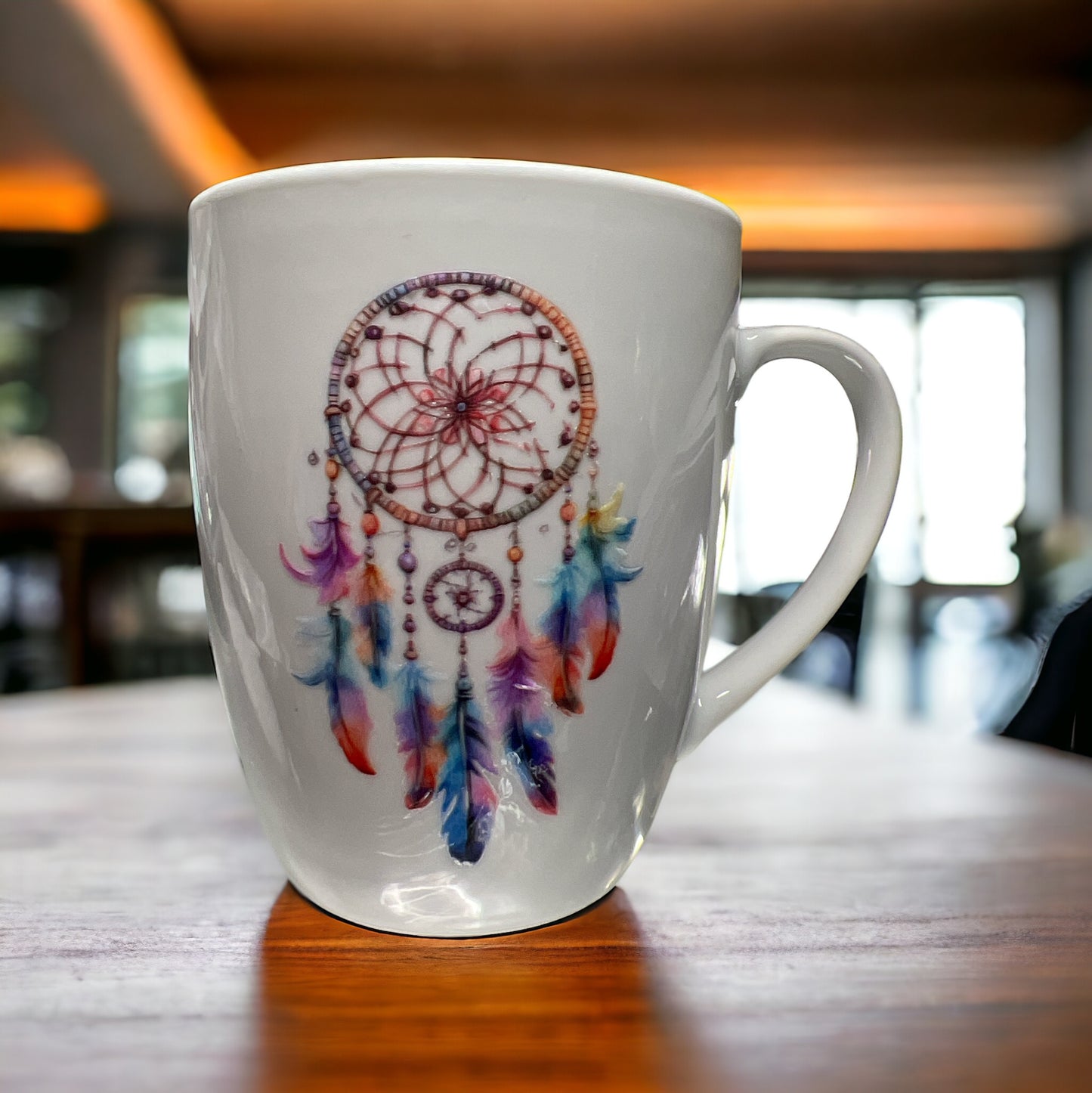 White Mug with design