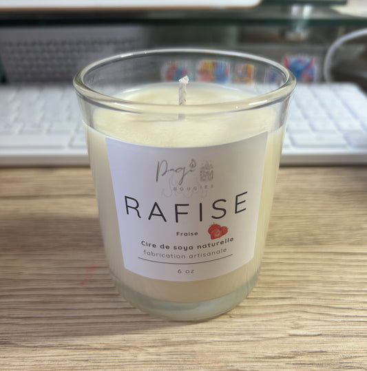Bougie 6 oz fraise 🍓