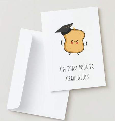 Wishing Card Toast graduation