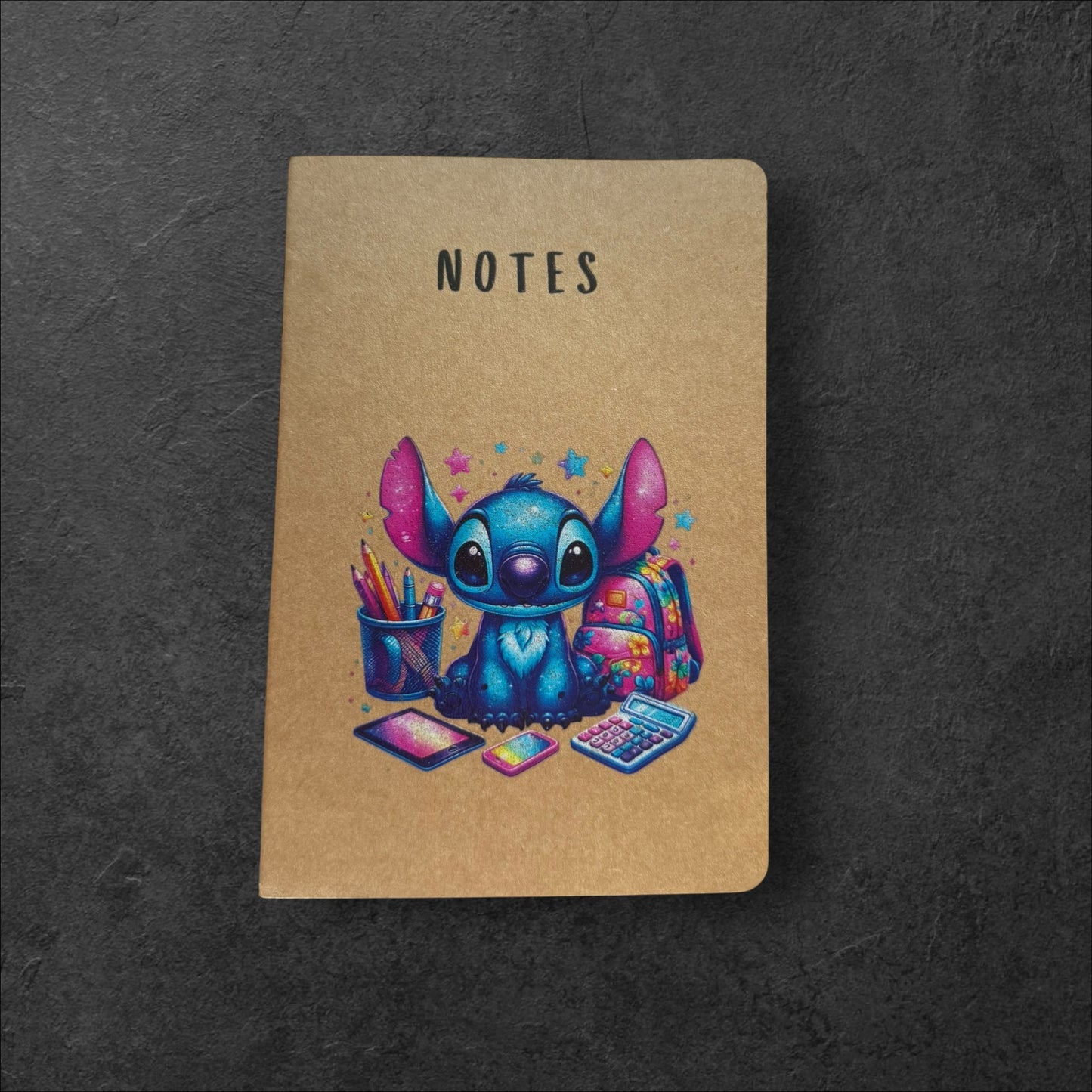 Blue Alien - A5 Notebook Lined - UV printed