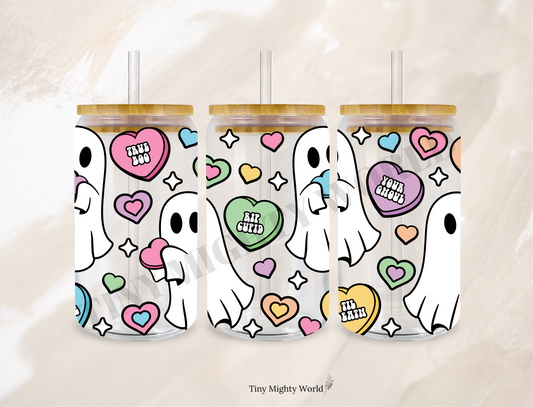 UVDTF TRANSFER CUP WRAP - RTS - Ghost Message Heart