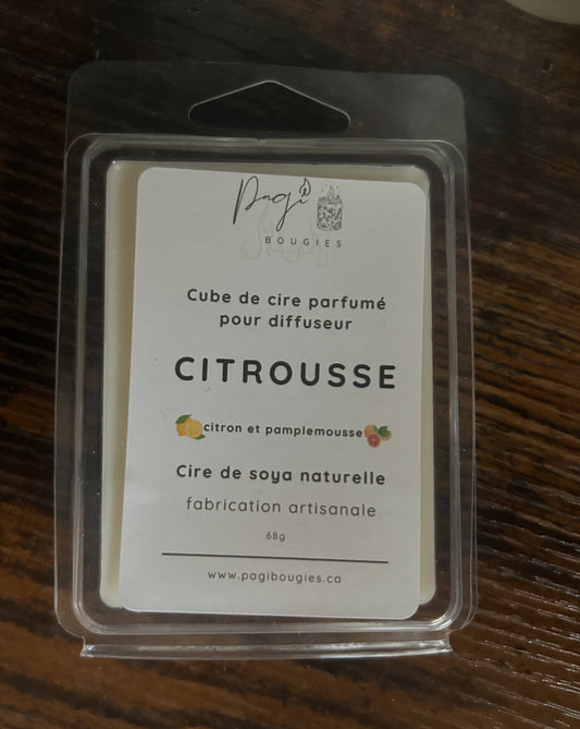 Cube de cire Citron-Pamplemousse