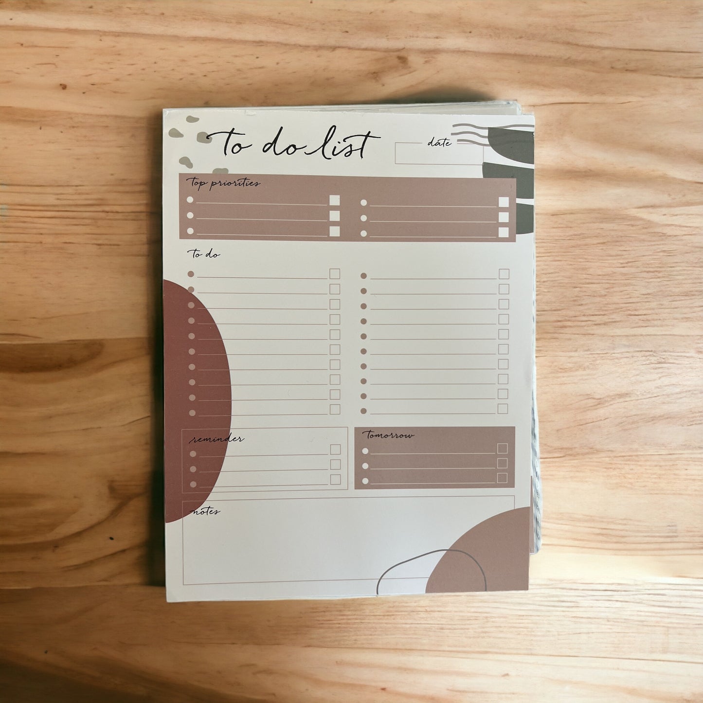 Magnetic To-Do List 5,5 x 8,5” English Notepad