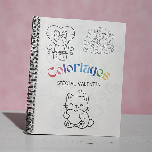 💖Livre de Coloriage Valentines  – Activité Créative pour Enfants et Adultes