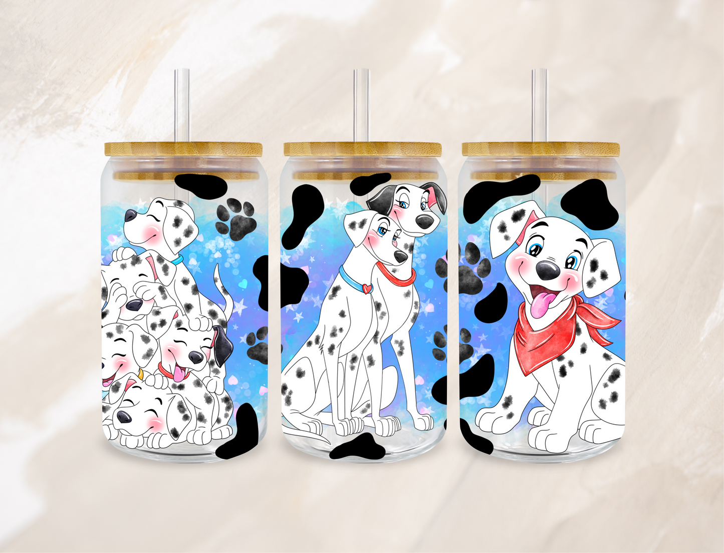 UVDTF TRANSFER CUP WRAP - RTS - Dalmatian