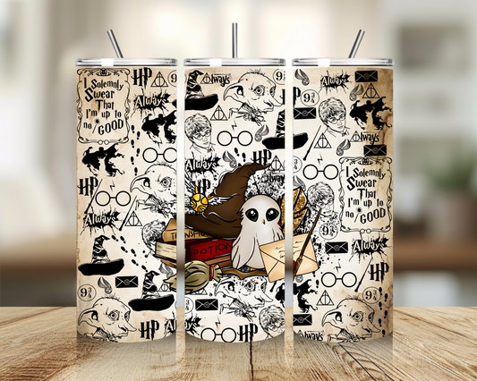 Tumbler 20 oz -  Witch Sorcery Tumbler - Insulated Stainless Steel