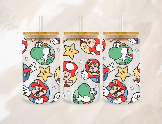 Tasse UVDTF 16Oz - Super Mario