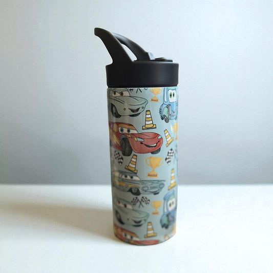 FAST CARS - 16 oz Insulated Tumbler with Black Sippy Lid – Hot & Cold Drink Cup (Copy) (Copy) (Copy) (Copy)