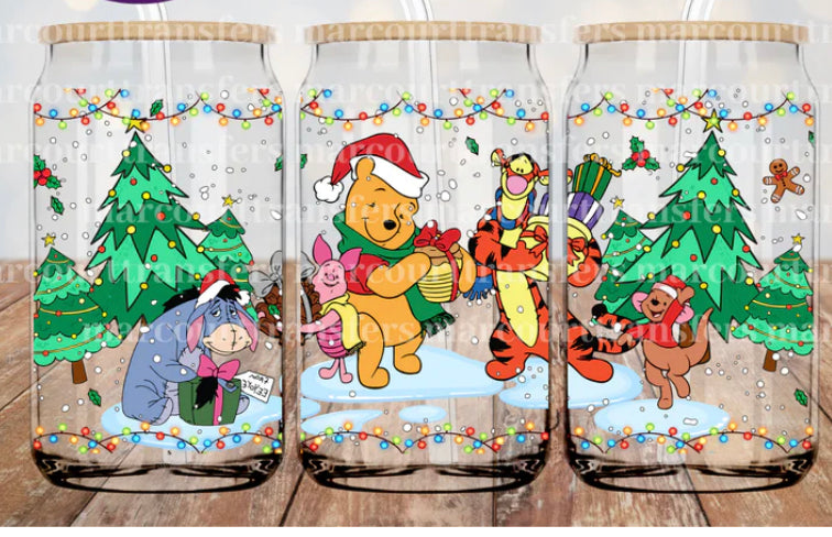 CHRISTMAS EDITION Coffee/Smoothie Glass 16oz