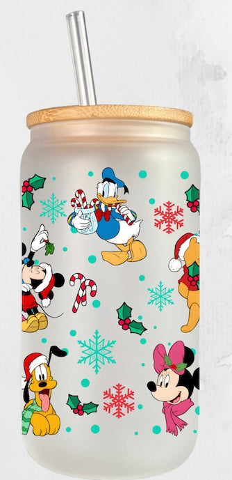 CHRISTMAS EDITION Coffee/Smoothie Glass 16oz