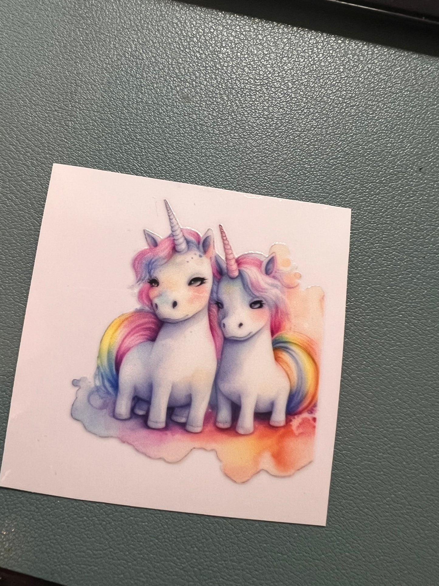 UVDTF Cup Sticker 2 inch - Unicorn