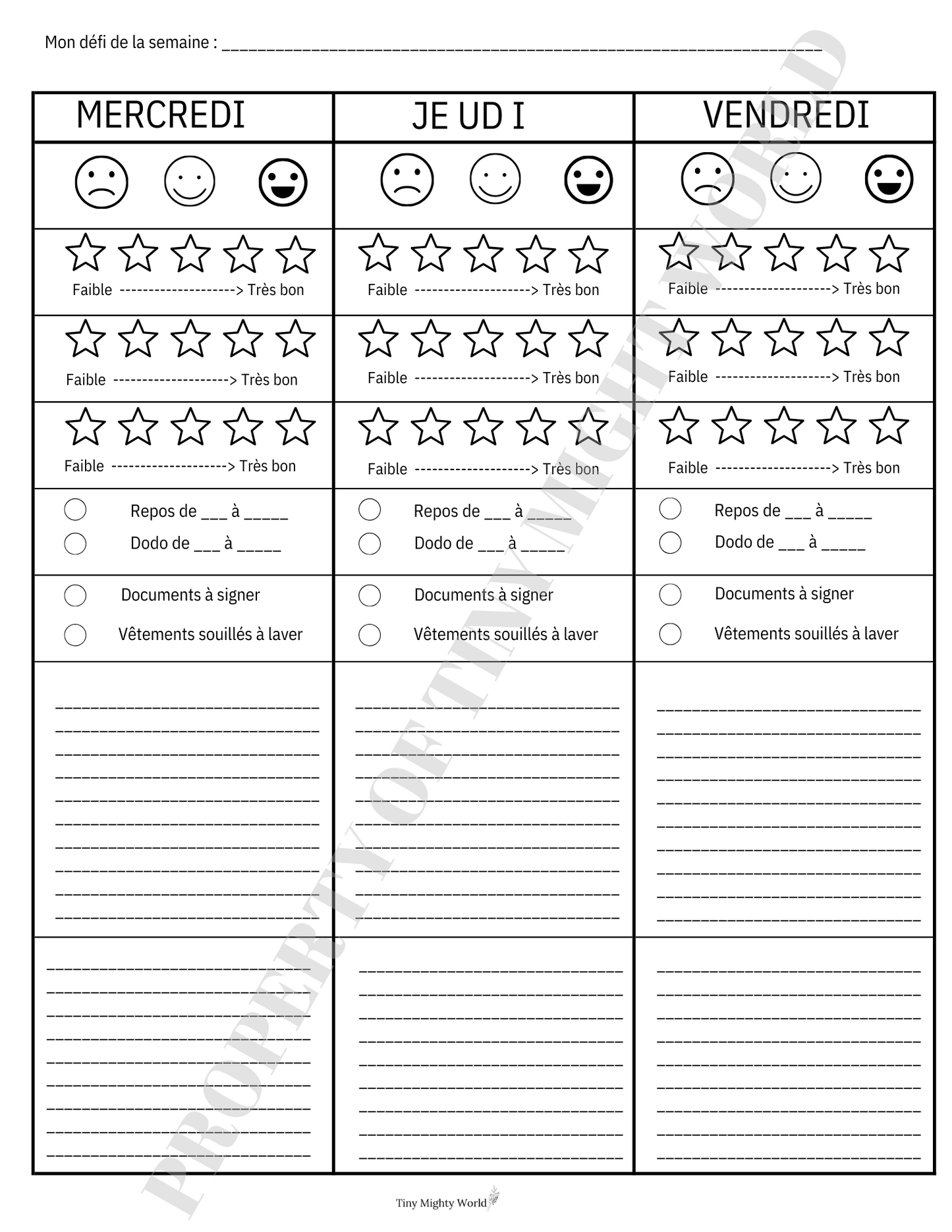 Communication Planner Daycare