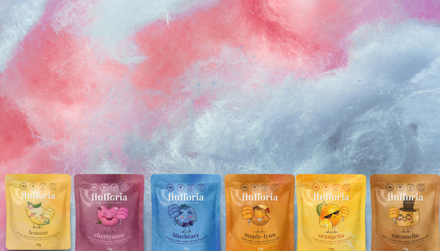 Flufforia | Barbe à papa biologique