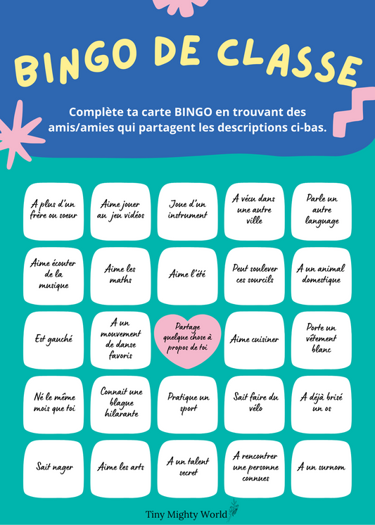 COURS DE BINGO