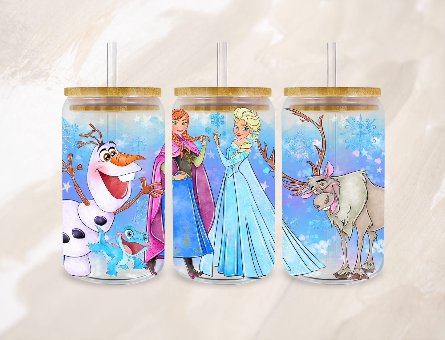 UVDTF TRANSFER CUP WRAP - RTS - Frozen