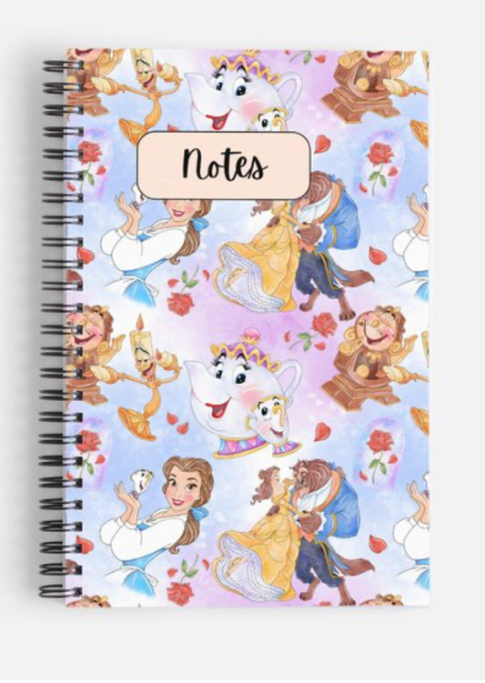 Princess Beauty Notebook | 80 Pages Lined Journal for Writing, School & Work (5,5x8,5 inch)