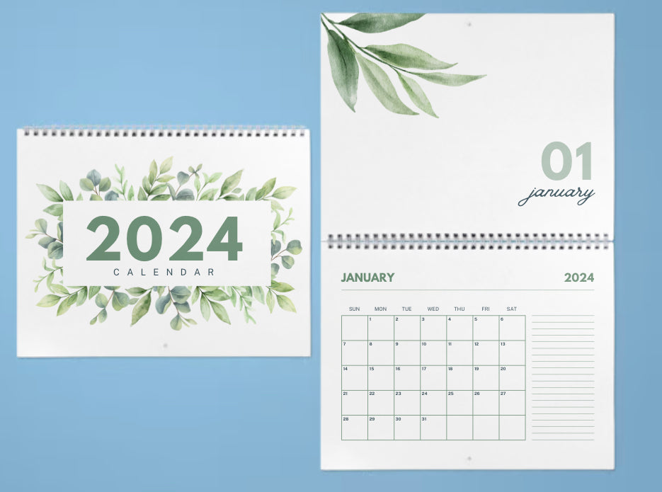 2024 Large Calendar Floral / Color